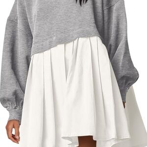 Elegant White Skater Skirt